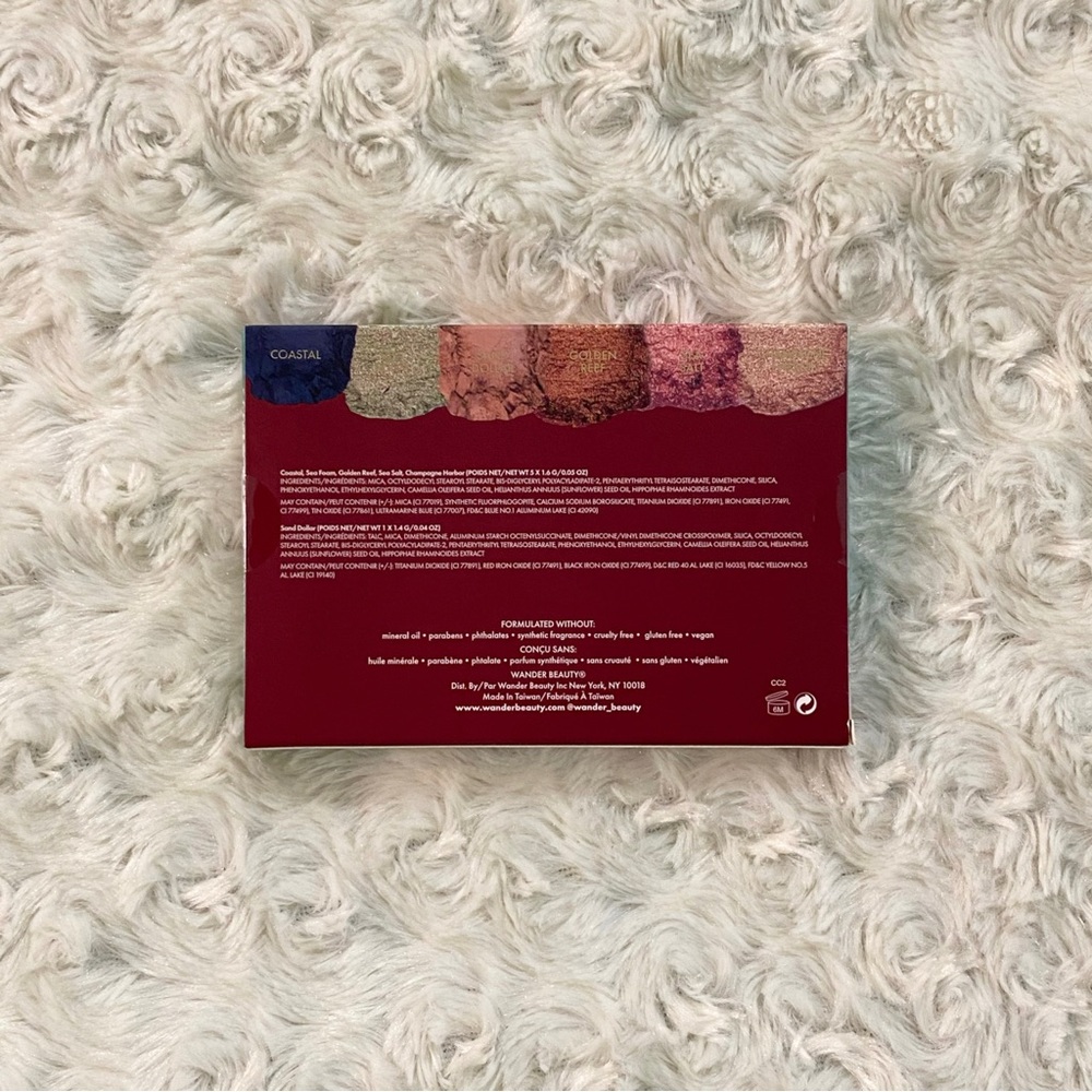 ✨🆕💗🌊WANDER BEAUTY WANDERESS SEASCAPE EYESHADOW PALETTE🏝️💗 - Picture 4 of 7